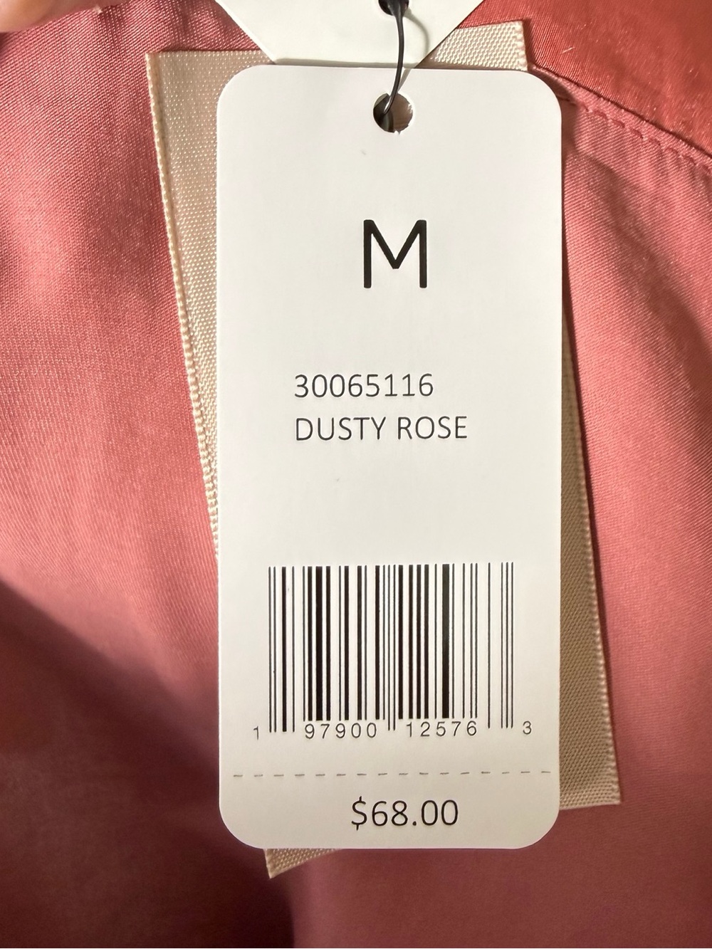 NWT Philosophy Dusty Rose Ruffle Cold Shoulder Blouse Romantic Top M - Picture 9 of 11